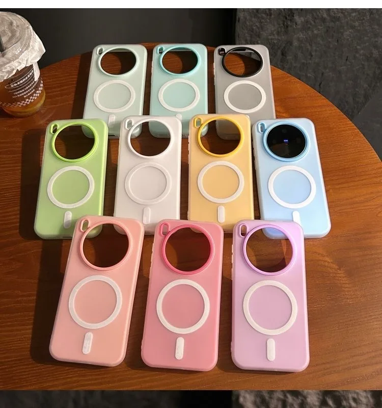 Luxury Candy Color 2 IN 1 Magnetic Case For VIVO X300 X200S X200 Pro Mini X100 Ultra For Magsafe Wireless Charging Matte Cover 6