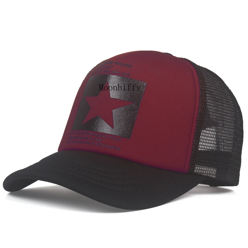 남녀공용 야구 모자, 통기성 메쉬 모자, 패션 브랜드, 여름 야구 모자, Gorras Casquet, 직송