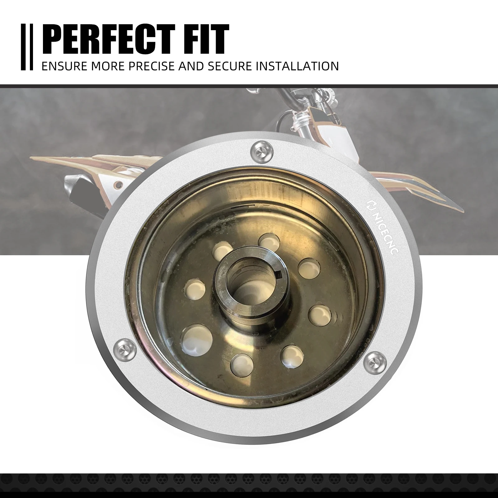 NICECNC Für KTM XC 250 XC 300 SX 300 2024 SX250 2023-2024 9 oz Schwungradgewicht 9 Unzen für Husqvarna TC 250 TX 300 2023-2024 – Detail 6