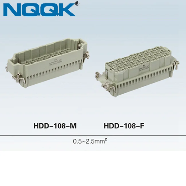 

HDD-108-M HDD-108-F 108 pin Position HDD Heavy Duty Connectors