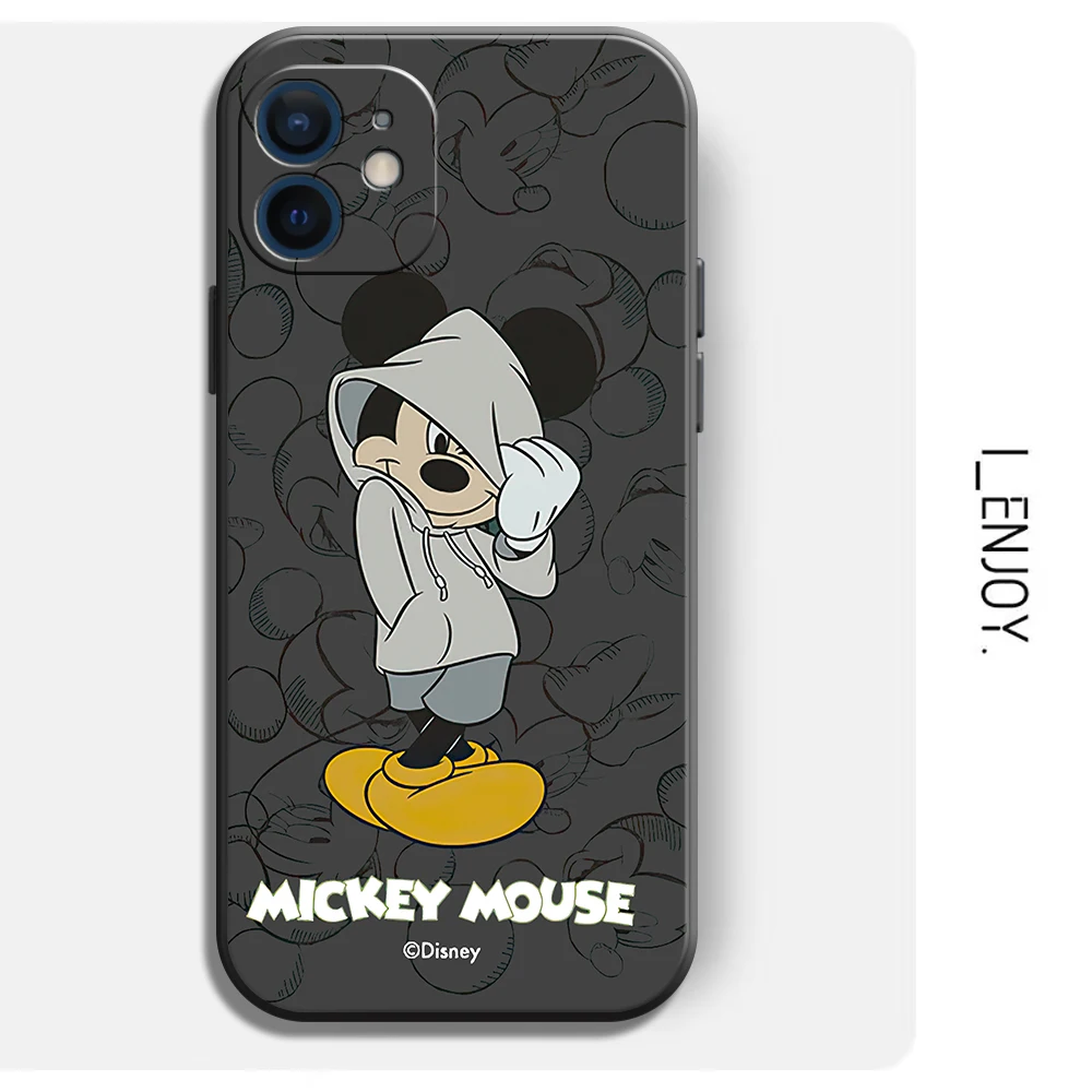 Disney Mickey Anime Phone Case For iPhone 11 12 Pro MAX Mini 13 Pro MAX 6 6S 7 8 Plus X XS MAX XR SE 2020 Cute TPU Fund Cover iphone se phone case