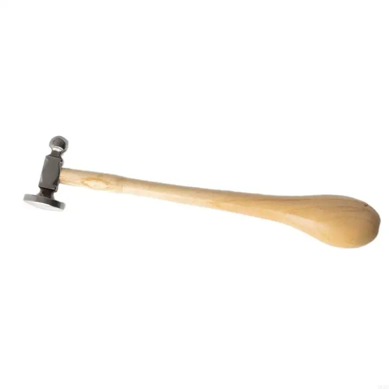 Martello da gioielliere a faccia tonda e piatta per progetti lavorazione dei metalli Pratico martello ergonomico da orafo per - immagine 5