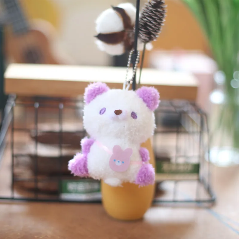 동물 곰 병아리 펭귄 인형 봉제 인형, 봉제 장난감, 키링 펜던트, 어린이 선물, 매우 귀여운 10cm, 로트당 40 개, 도매