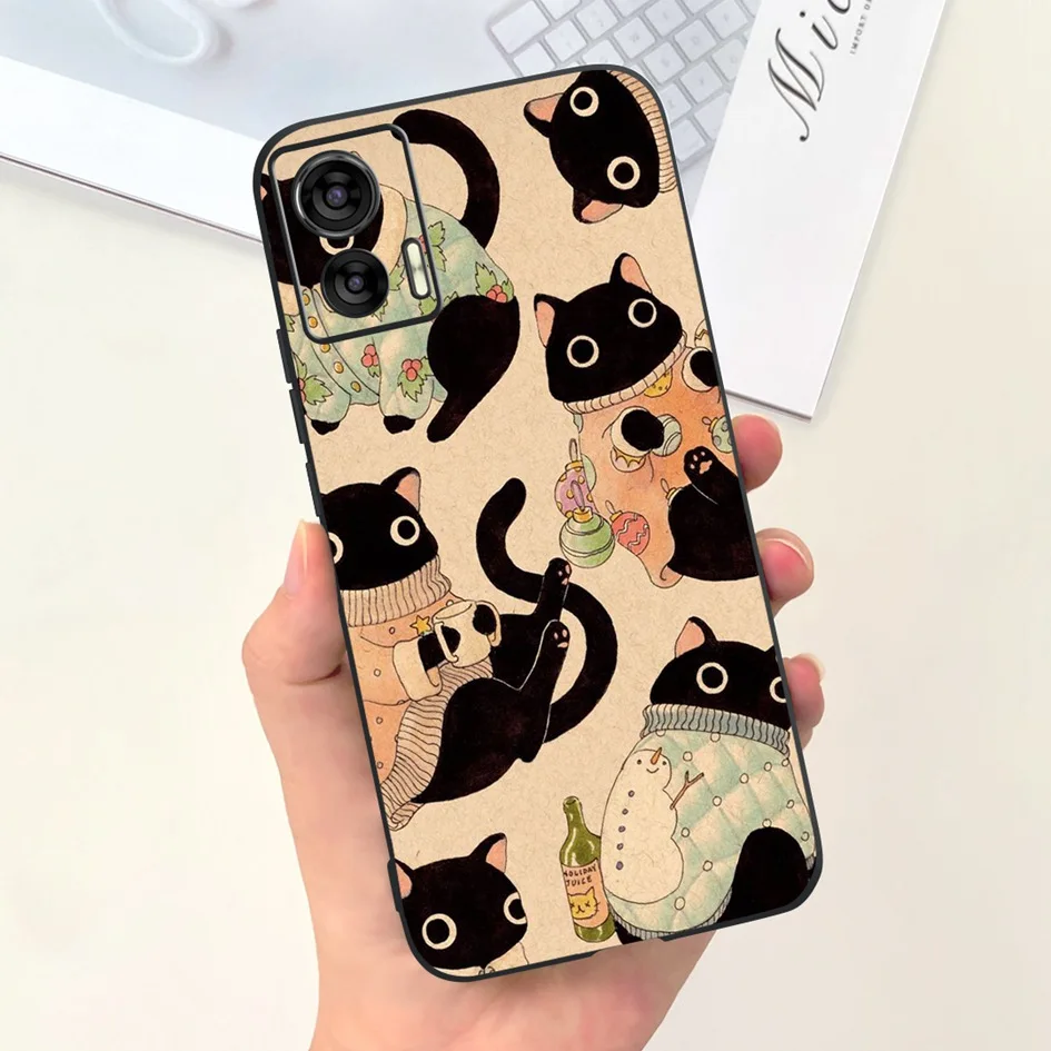 Cute Cartoon Tulip Shockproof TPU Phone Case - Anti-Fall Bumper Cover