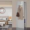 2 Pack Over The Door Hanger Hooks for Clothes Small Portable Storage Hooks, Over The Door Clothes Drying Rack for 6