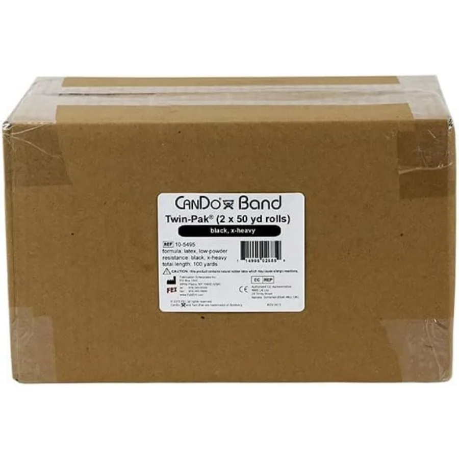 Exercise Band, Black, 100 Yard (pack of 2)