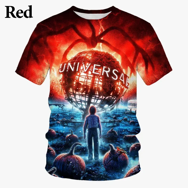 thumbnail image 1 of The Latest Fashion Hot Selling Science Fiction Horror Movie 3D Printed T-shirt Men and Women Love Summer Casual Crewneck T-shirt, 1 of 5