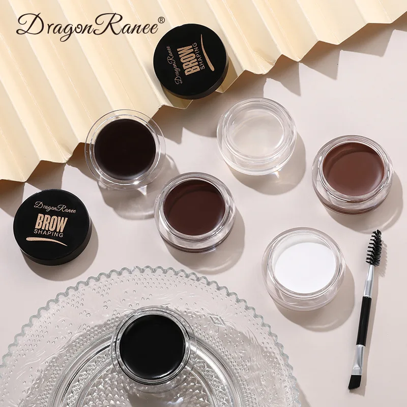 Dragon Ranee 6color Wild Eyebrow Styling Eyebrow Cream Styling Eyebrow Gel Soap Wax White Eyebrow Cream 3