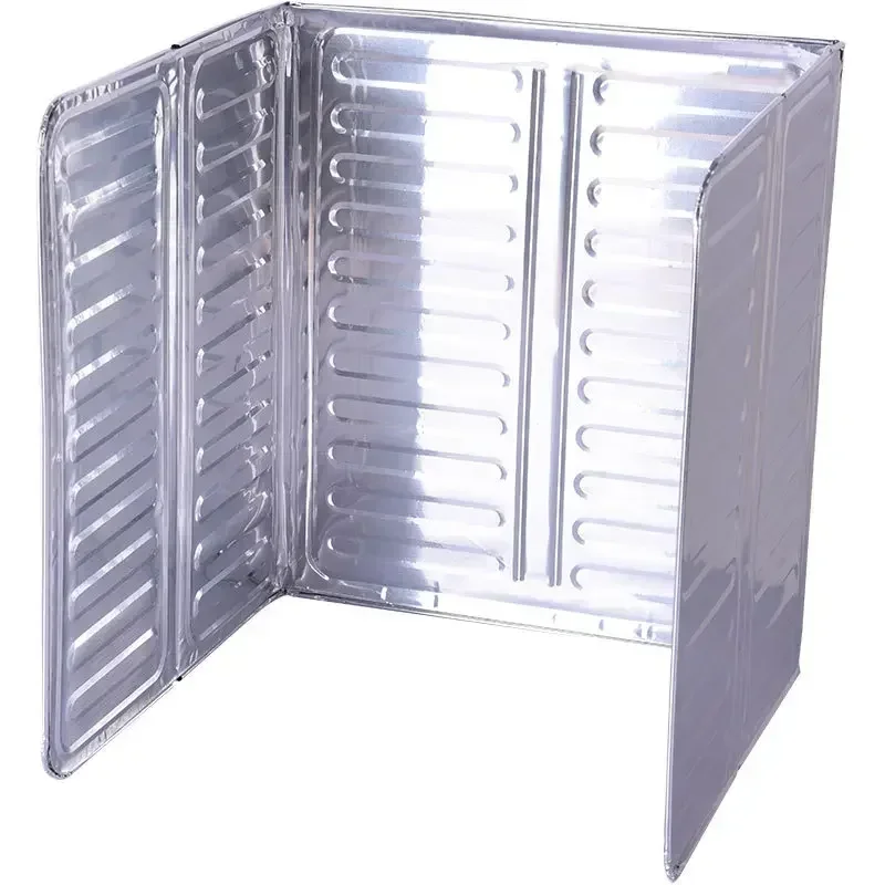 Kitchen Gas Stove Baffle Plate Aluminum Foil Insulation Board Cooking Tools Hot Grease Splash Block Oil Tinfoil Easy To Clean kitchen splatter screen kitchen splash guard