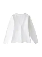 Women's Front Hook Fitted Knit Cardigan Sweater, V Neck, Long Sleeves, Side Split Hem, Female Outerwear, Chic Tops, Fashion - Image 3