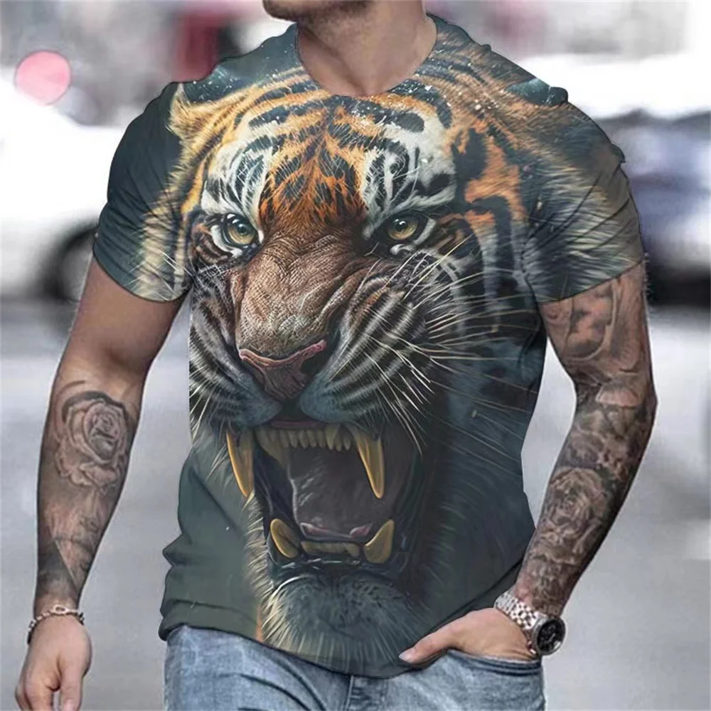 Camiseta Tigre 3D 