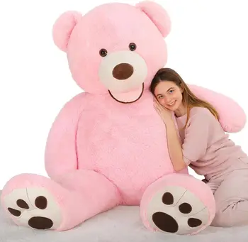 MaoGoLan Giant Pink Teddy Bear 6ft Stuffed Animal ,Large Teddy Bear Plush -for Valentines Day,Anniversary,Birthday 1 MaoGoLan Giant Pink Teddy Bear 6ft Stuffed Animal ,Large Teddy Bear Plush -for Valentines Day,Anniversary,Birthday 1