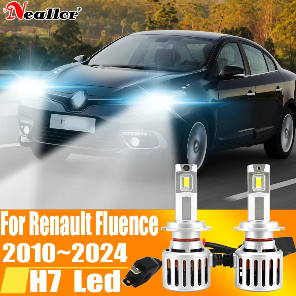 

2 шт., Автомобильные светодиодные лампы H7 12 В 55 Вт 6000 ~ 2010