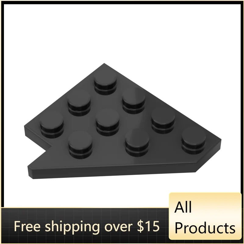 10Pcs High-Tech Assemble Particle 3935 4X4 Special Shape Brick Building Blocks Kit Replaceable Part Toy For Children Gifts