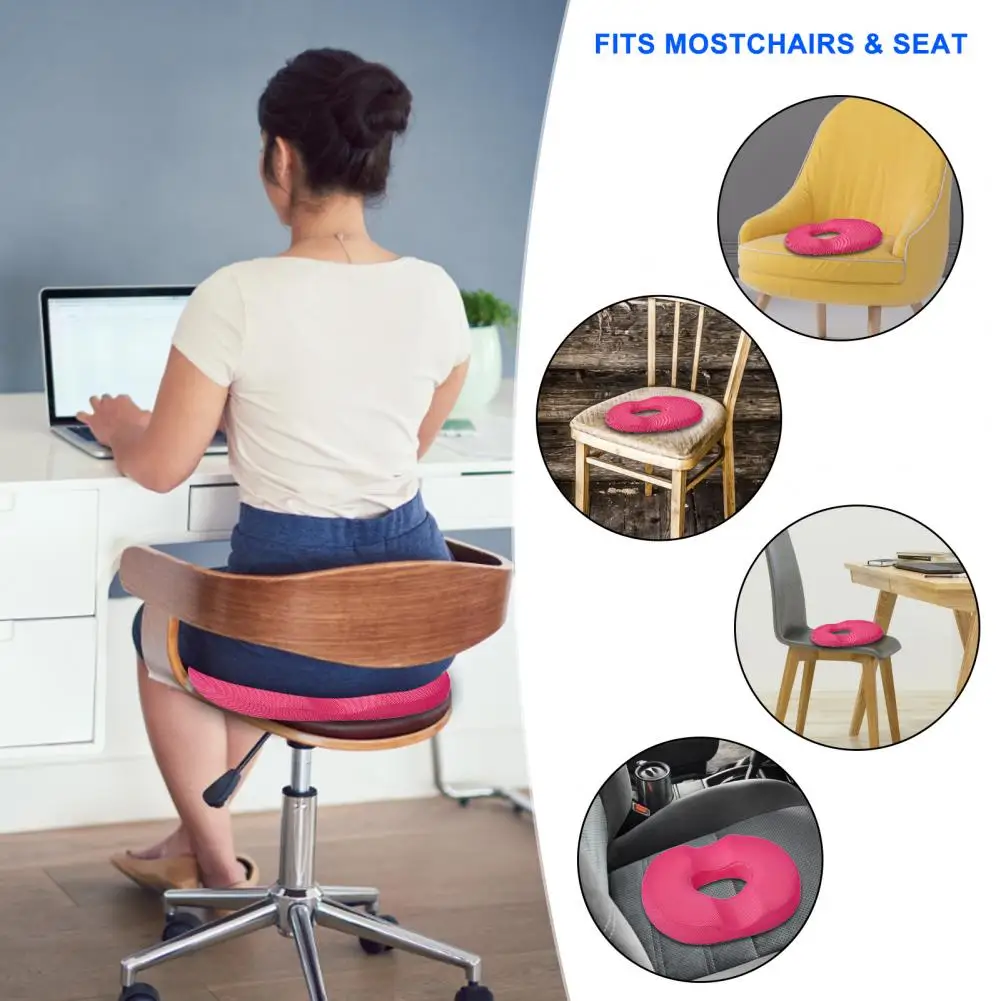 Seat Cushion Comfortable Sitting Slow Rebound Butt Cushion Hip Fit  Postpartum Pregnancy Donut Chair Cushions - AliExpress