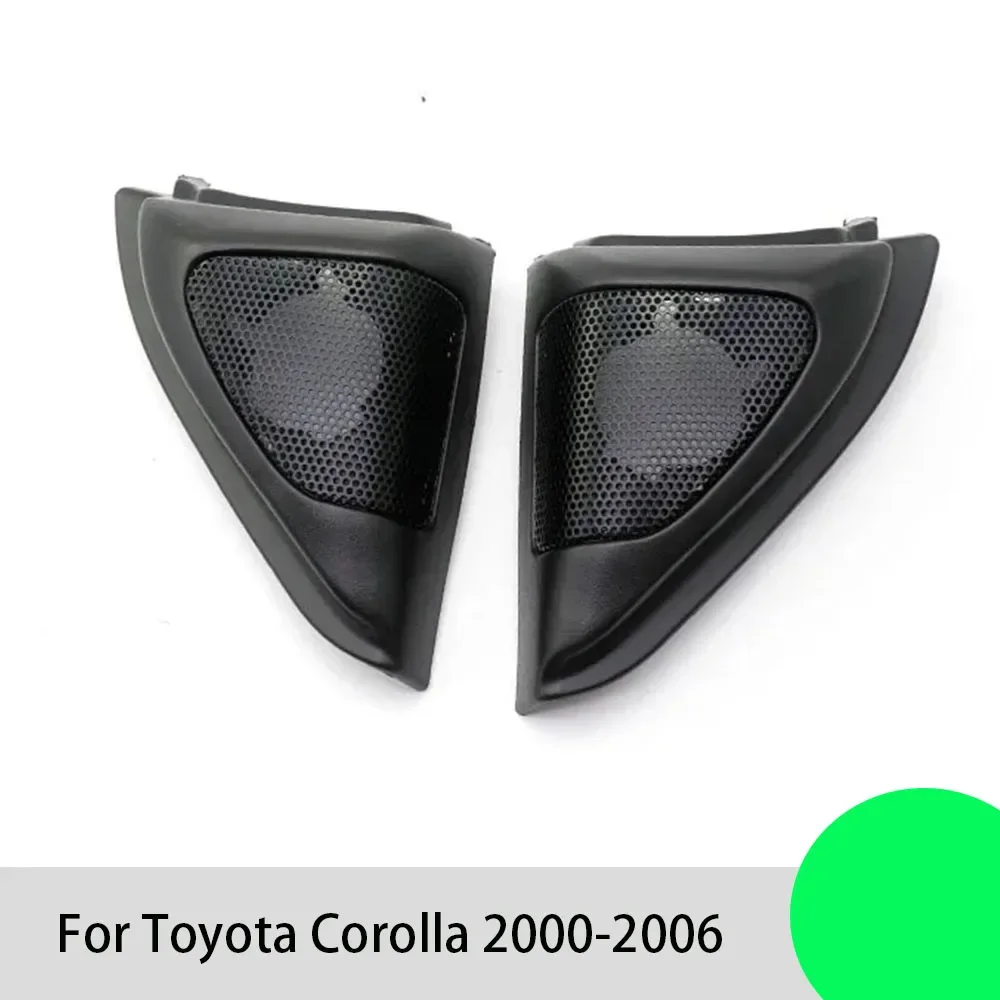 For Toyota Corolla 2000-2006 2PCS Car Tweeter Refitting Audio Door Angle Gum Speaker Cover Boxes Mounts