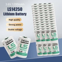 100PCS 100% New LS14250 R6 L14250 14250 1/2AA TL-5902 ER14250 3.6V Lithium Battery For CNC Machine Tools Touch Screen Gas Meter 1