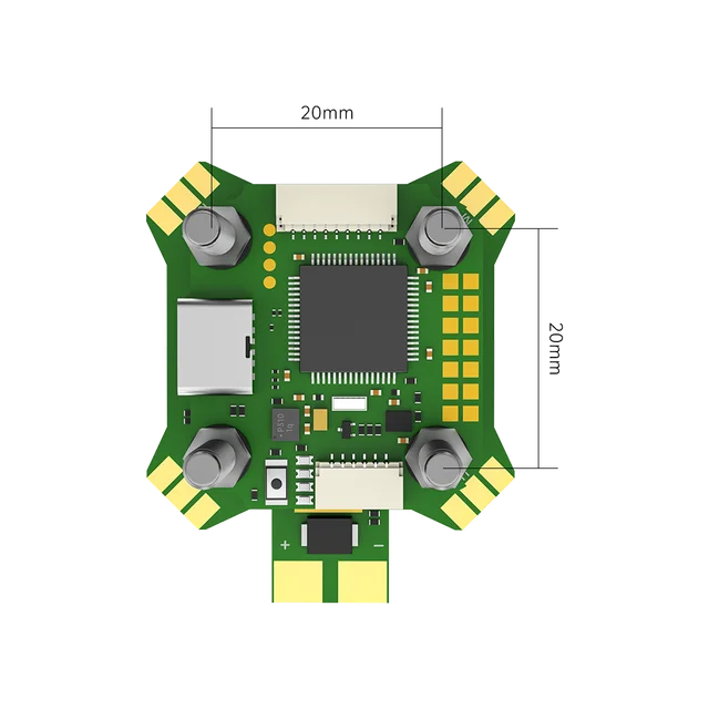iFlight BLITZ Mini F7 Stack with BLITZ Mini F7 V1.2 Flight Controller / BLITZ Mini E55 4-IN-1 2-6S ESC for FPV Racing Drone 4