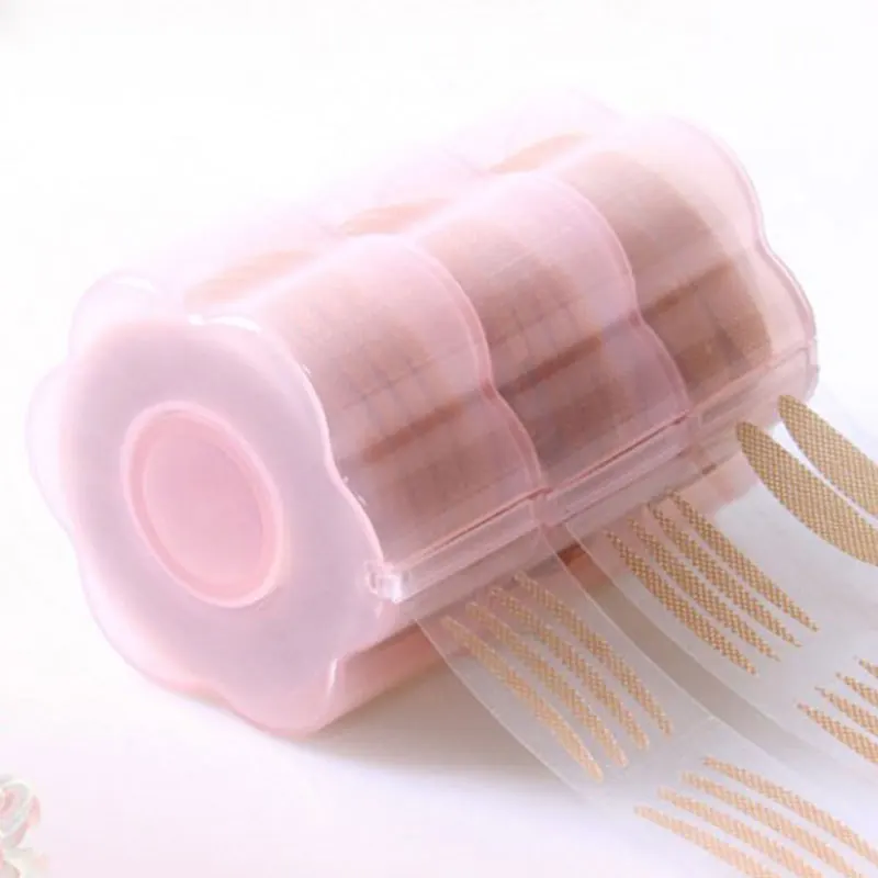 600Pcs 이중 눈꺼풀 테이프 접이식 자체 접착 스티커 큰 눈 메이크업 눈꺼풀 스티커 S/L 메이크업 베이지 보이지 않는 도구