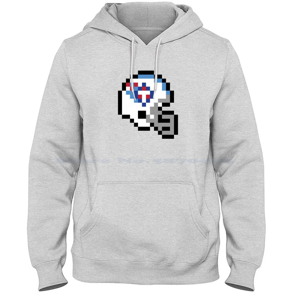 Oilers Football Helmet Retro Hoodie