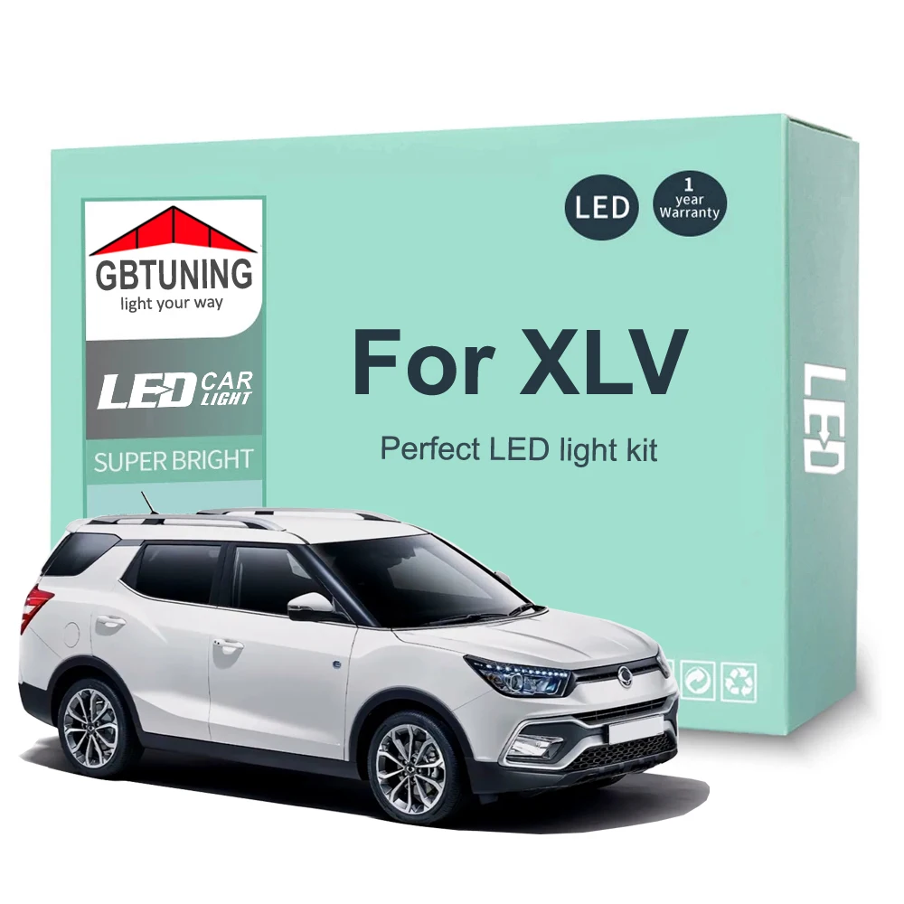 

Комплект светодиодных ламп для светильник Ssangyong XLV для Tivoli XLV 2016 2017 2018 2019 2020, купольная лампа для чтения автомобиля Canbus, 11 шт.