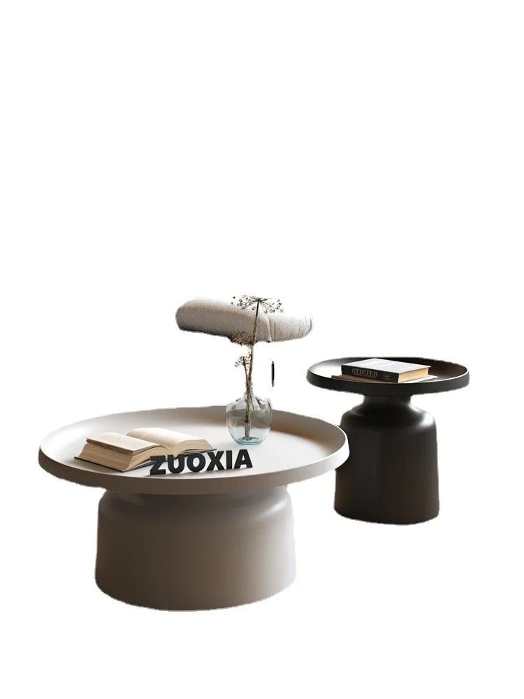 

YY round Modern Simple and Light Luxury Home Creative Bedside Table Side Table Combination