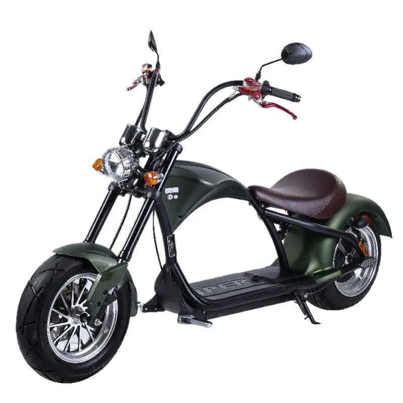 Sportsters Electric Motorcycle City Coco Scooter 60V Volt Bobber Adult Lithium Battery Chopper