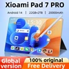 2025 New Product Xioami Global Version Pad 7 Pro Android 14 Tablet 22GB+2T 11inch HD 4K 20000mAh 5G Dual SIM GPS WiFi Tablets PC 1