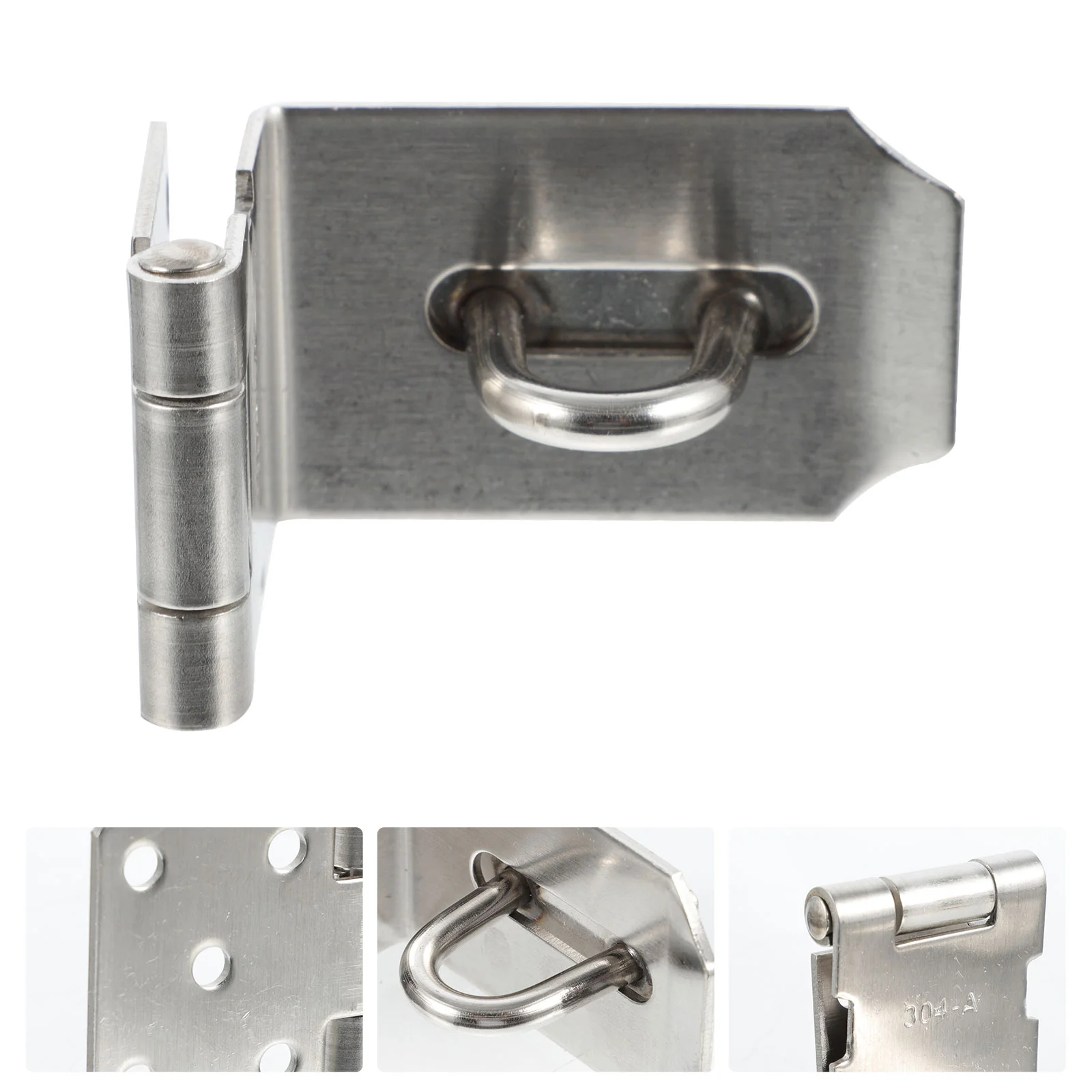 

2Pcs Door Right Angle Lock Buckle 90 Degree Barn Door Latch Lock Padlock Hasp