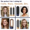 New Hair Dryer Multi Hair Styler 5 In1 Curling Iron Hair Straightener With Hair Brush Hairdryer For Hair Dryer Hair Multi Styler 3