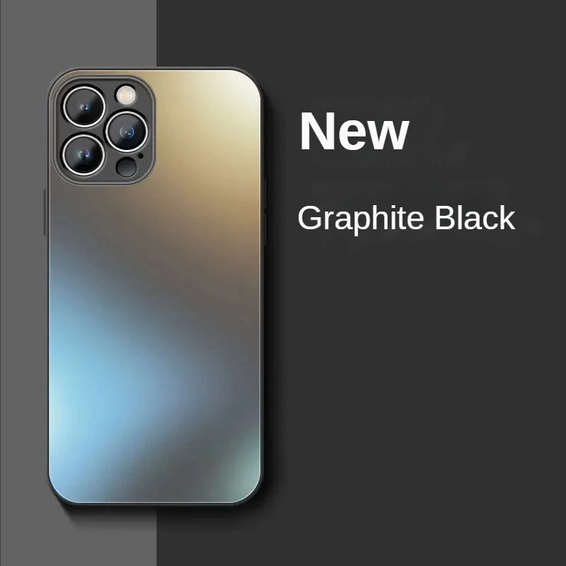 thumbnail image 1 of Luxury Full Lens Protection AG Frosted Glass Cases For iPhone 15 Pro Max 14 11 12 13 Mini XS XR Plus Liquid Tempered Matte Cover, 1 of 5