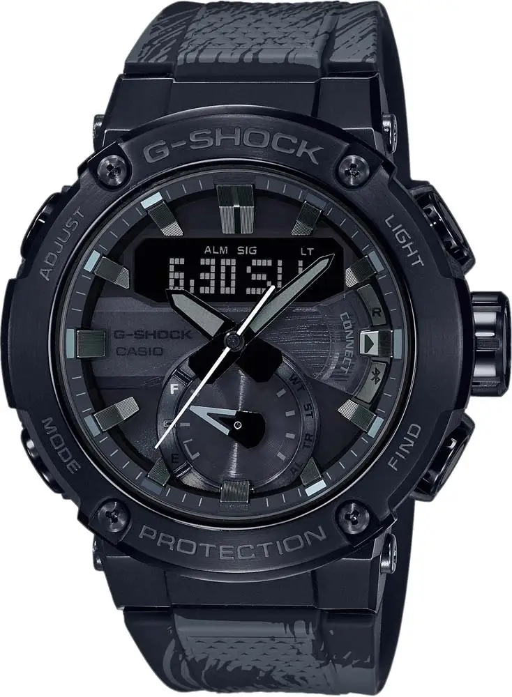Часы ``CASIO`` GST-B200TJ-1A мужские японские наручные часы с секундомером календарем