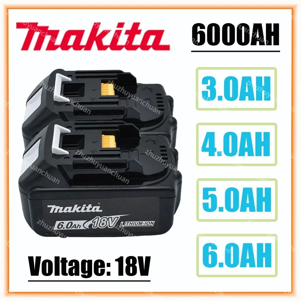 

Оригинальная литий-ионная аккумуляторная батарея Makita 18 в 6000 мАч 18 в, сменные батареи для дрели BL1860 BL1830 BL1850 BL1860B