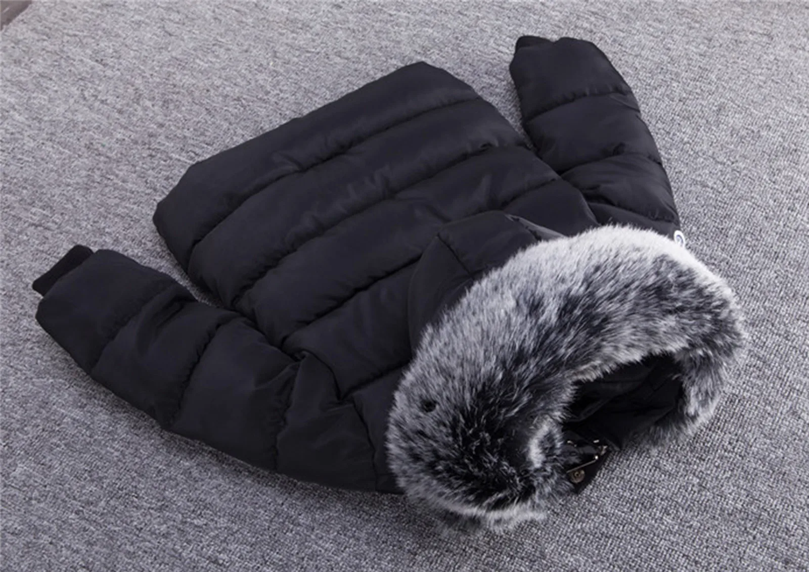 Baby Winter Coat Faux Fur Collar Hooded Jacket Snowsuit 1~6Years Toddler Kids Boys Girls Snow Clothes 2t 3t 4t 5t Coats
