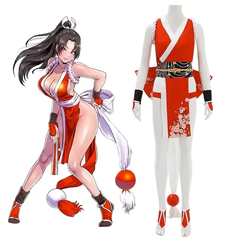 King of Fighters-Inspired Mai Shiranui Cosplay Costume for Women