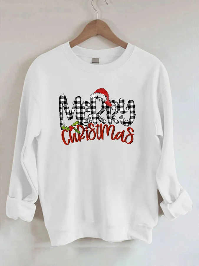 Women Sweatshirt Soft Warm Casual Female Hoodies 2023 Autumn New Loose Fleece Tops for Girls Merry Christmas Sweatshirt