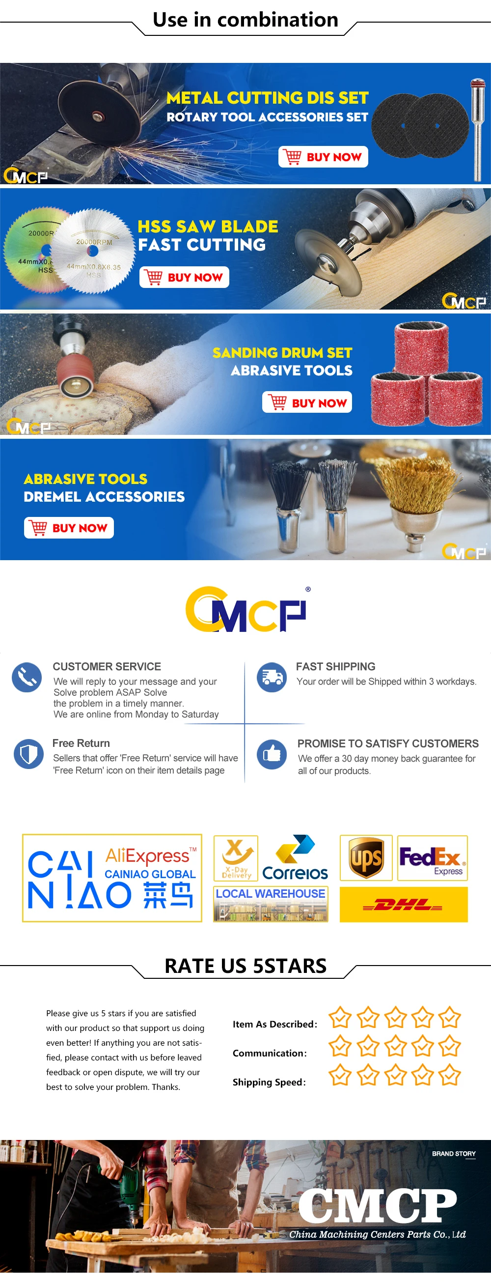 CMCP 101/102 stücke Metall Trennscheibe Für Dremel Grinder Dreh Werkzeug Kreissäge Klinge Mit Dorne Schleif Trennscheibe – Detail 4