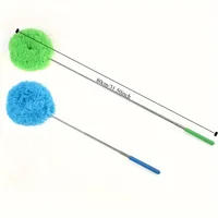 12 'Long Handle Microfiber Ceiling Fan Dust Collector - Dust Lock, Easy Cleaning Brush - Removable Brush Head for Easy Cleaning 2