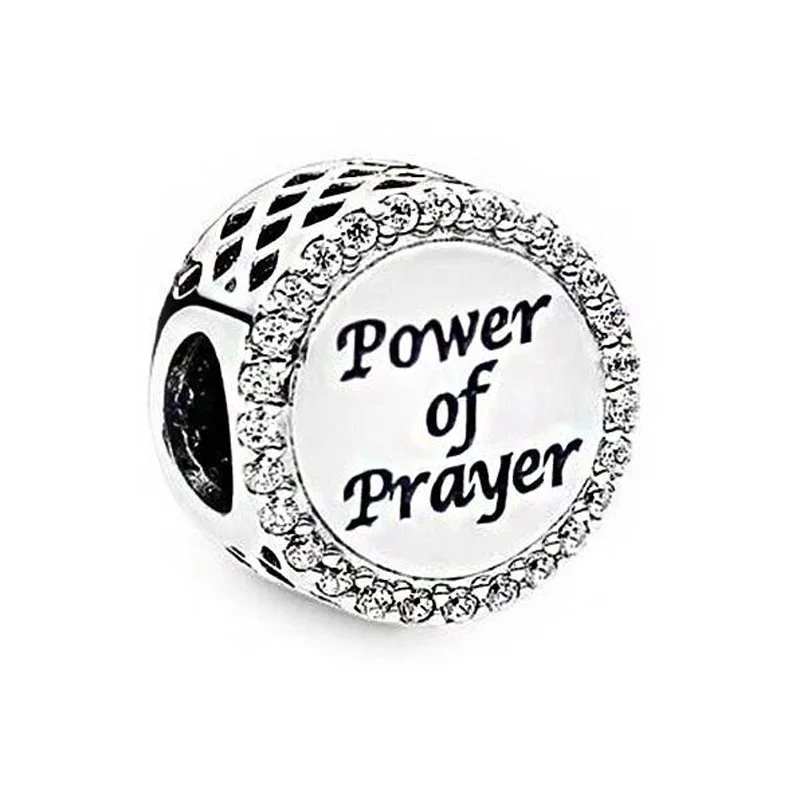 925 Sterling Silver God Bible Religion Cross Priest Jesus Pendant Bead Diy Fit Original Pendant Charm Bracelet Women Jewelry