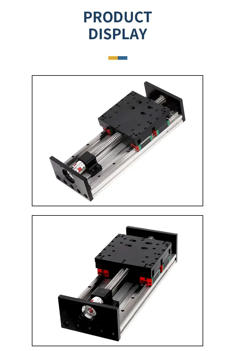 GX150 Hochleistungs-Doppelspur-Linearführungsschlitten 150 – Verbreitertes Präzisions-Kreuzkugelgewindemodul für CNC-Getriebeteile – Detail 9