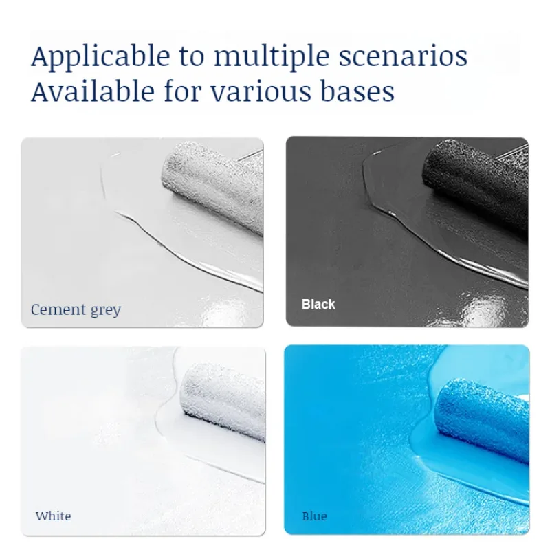 Roof Invisible Waterproof Coating Waterborne Polyurethane Roof Waterproofing Agent Powerful Leak Proof Sealant For Crack Repairs
