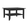 Primary Living Space Tables Dayton Black 2 Piece Living Room Set 4