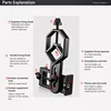 Cell Phone Adapter with Spring Clamp Mount Monocular Microscope Accessories Adapt Telescope Mobile Phone Clip Accessory Bracket 4
