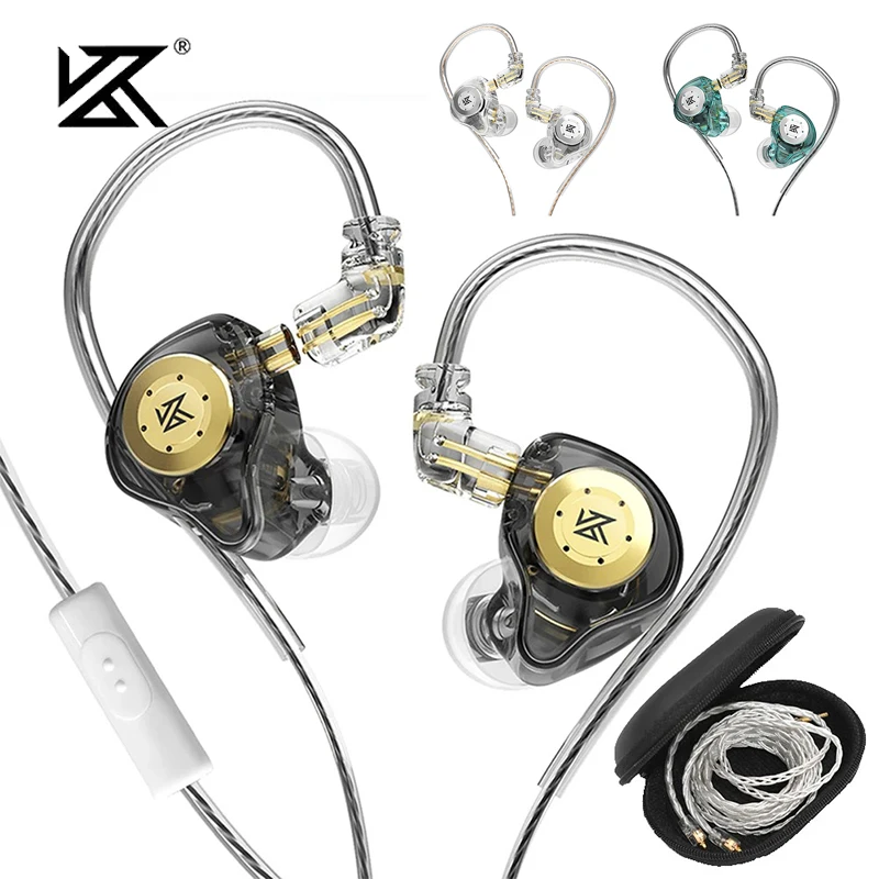 KZ-EDX 프로 하이파이 베이스 이어폰, 박스 포함 케이블 포함, 인이어 모니터 헤드폰, 스테레오 노이즈 캔슬링 헤드셋 이어버드