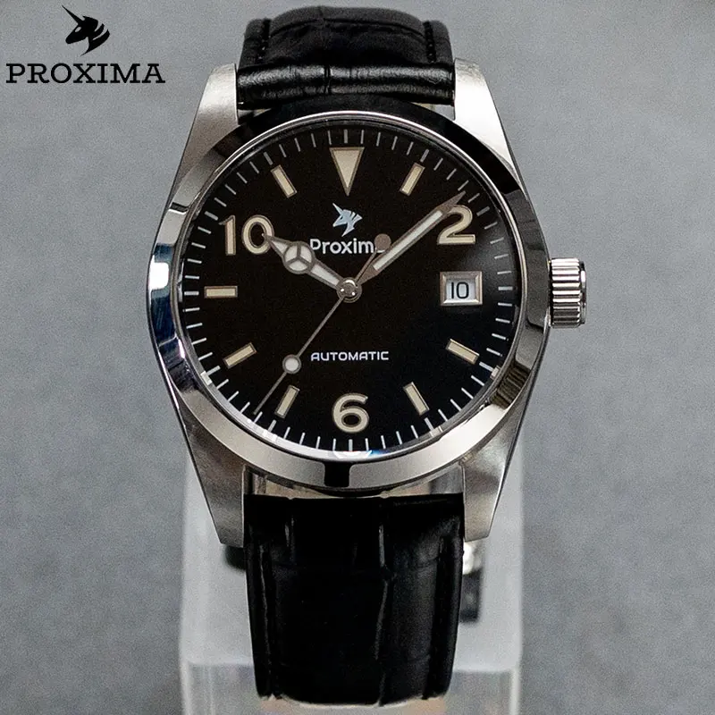 

Proxima Business Men's Automatic Mechanical Watches Retro Classic Sapphire Crystal Waterproof 20Bar Diver Wrist watches PT5000