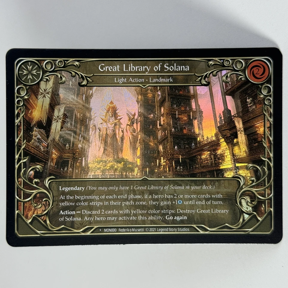 その他 FAB Great Library of Solana Cold Foil その他 FAB Great Library of Solana Cold Foil Great Library of