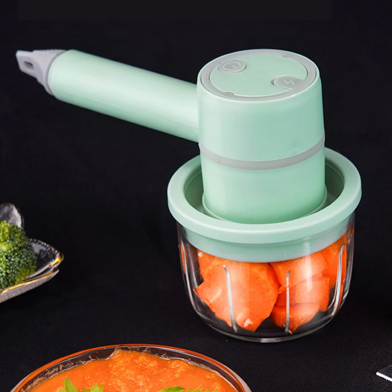 Hachoir À Oignons,Robot Culinaire Compact USB Rechargeable