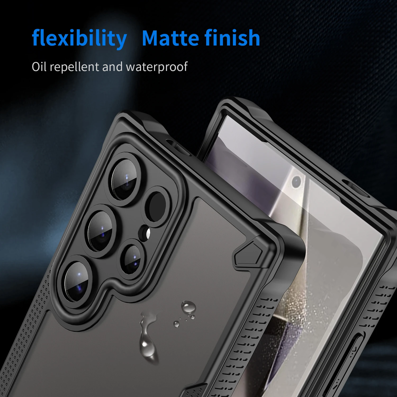 Frosted Shockproof Case for Samsung Galaxy Smartphones