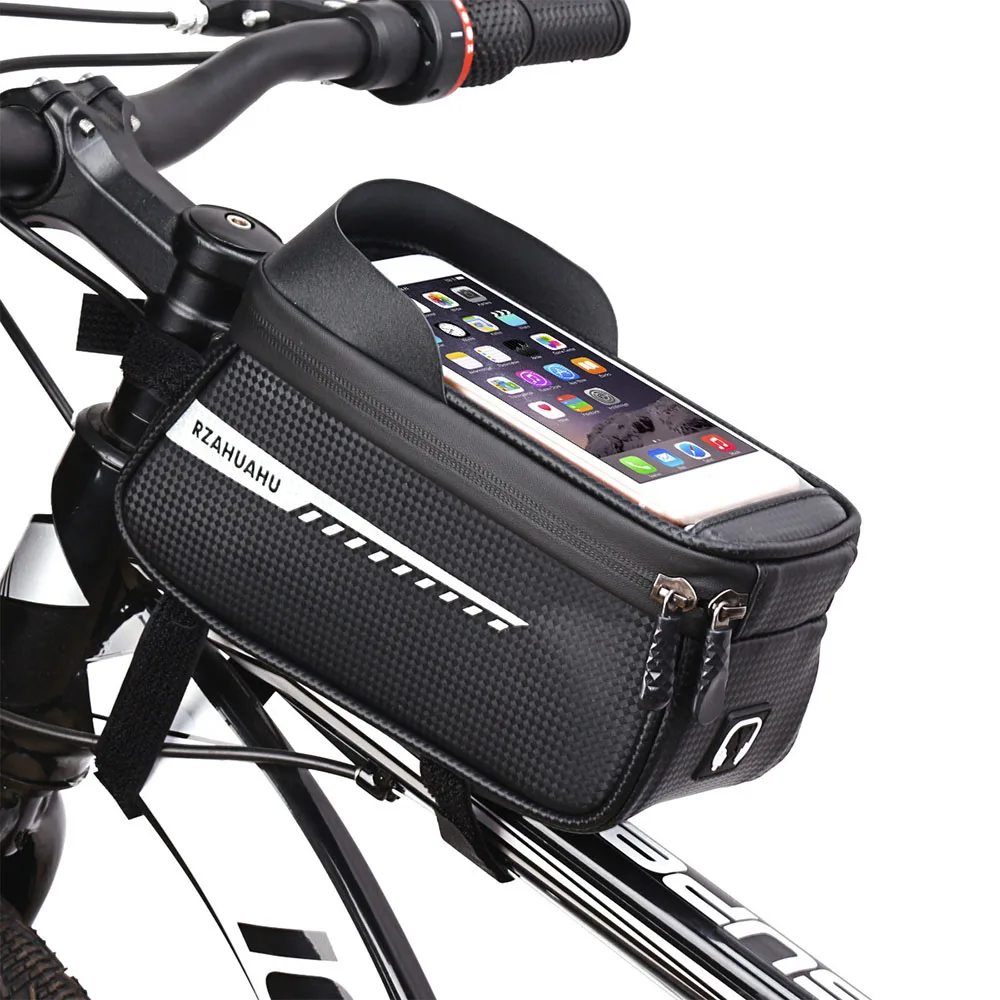 

Велосипедная сумка, 1 л, сумка для телефона, Водонепроницаемая передняя рама, велосипедная сумка, держатель для сенсорного экрана, Жесткий Чехол, велосипедная сумка, аксессуары для горных велосипедов
