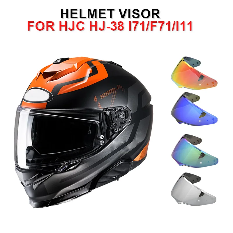 Visor For HJC HJ-38 i71 F71 i11 Visor Shield Lens Windshield Motorcycle Helmet Casco Moto Accessories